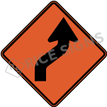 Reverse Curve Right Sign