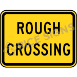Rough Crossing Sign