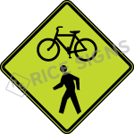 Bicycle Pedestrian Trail Crossing
