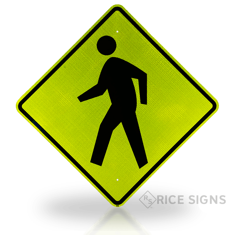 A picture and link to Pedestrian Crossing Signs