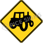 Modern Tractor Sign