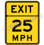 Exit Advisory Speed