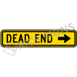 Dead End With Arrow