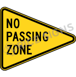 No Passing Zone