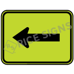 Direction Sign: One-Direction Large Arrow (White) (FRR293RA)