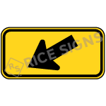 Down And Left Directional Arrow Sign