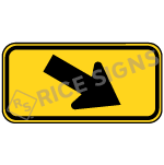 Down And Right Directional Arrow Sign