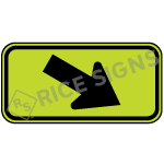 Down And Right Directional Arrow Signs