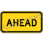 Ahead Sign