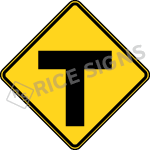 T Intersection Signs