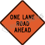 One Lane Road Ahead