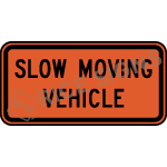 Slow Moving Vehicle Sign