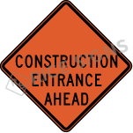Construction Entrance Ahead