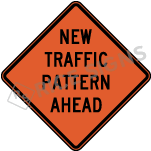 New Traffic Pattern Ahead Signs
