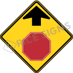 Stop Ahead Symbol
