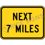 Next Custom Miles Signs