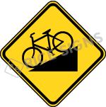 Bicycle Hill Signs