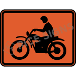 Motorcycle (plaque) Sign