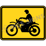 Motorcycle Plaque Signs