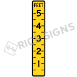 Flood Gauge Sign