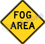 Fog Area Signs