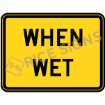 When Wet Signs