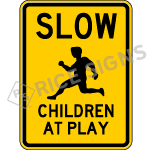 A picture and link to Slow Children At Play Signs