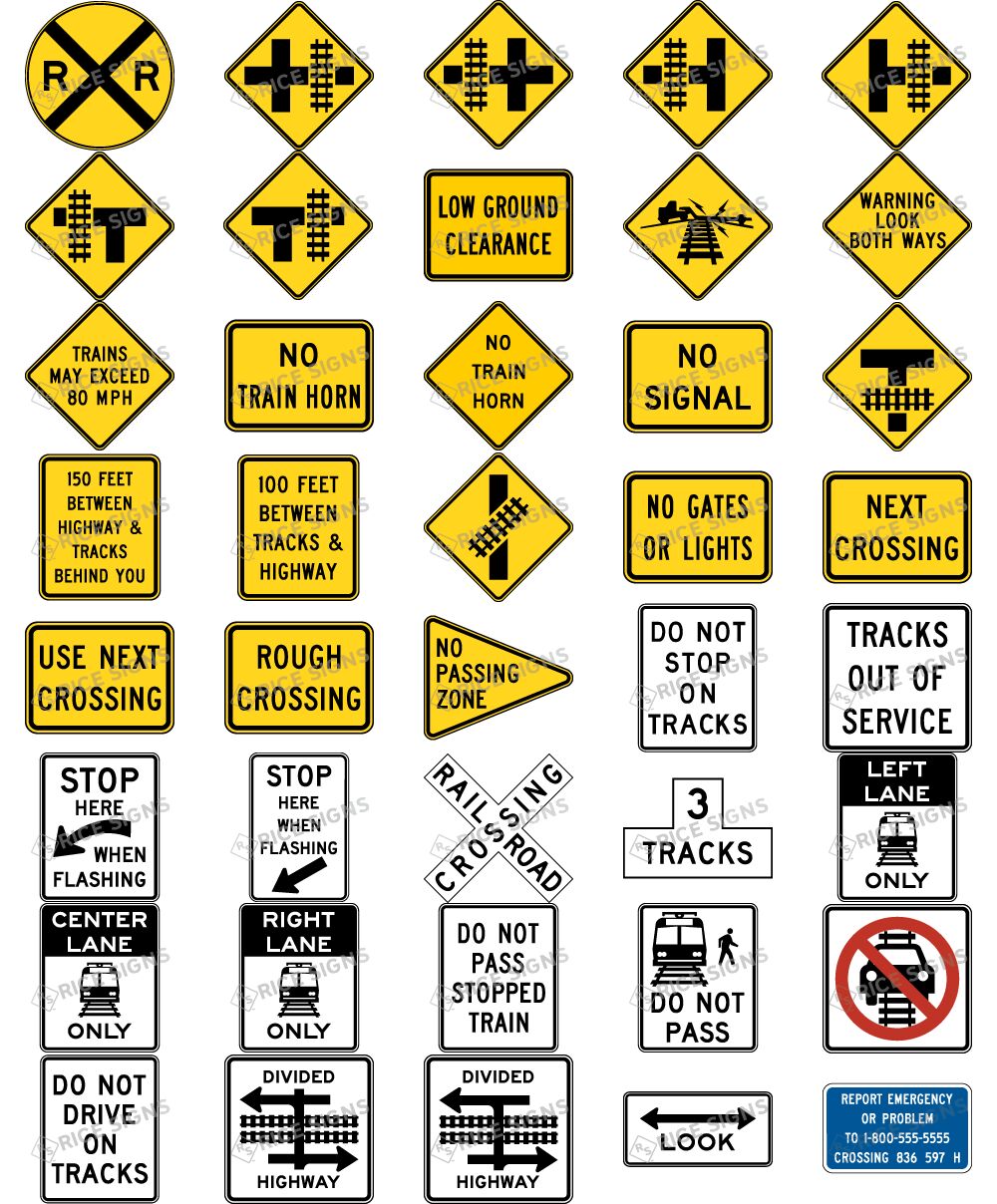 MUTCD Railroad Signs